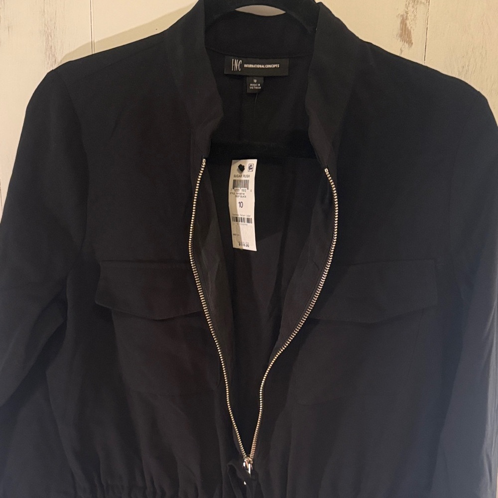 INC Black Jumpsuit Women's - Picture 4 of 11